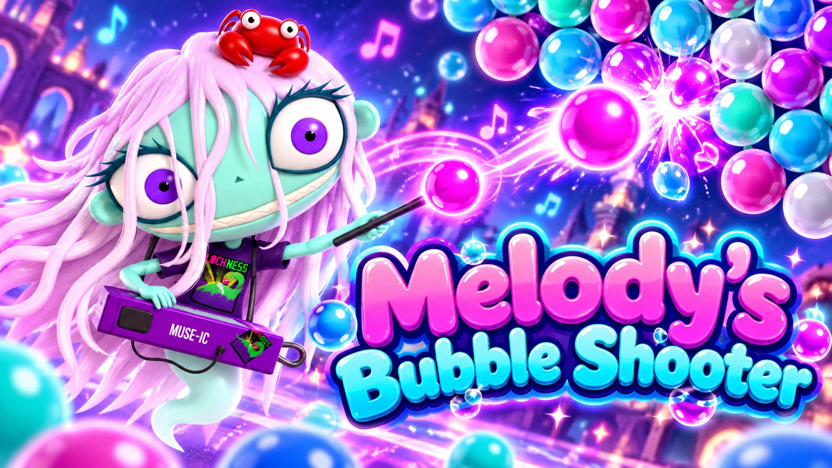 Melody’s Bubble Symphony illustrated artwork