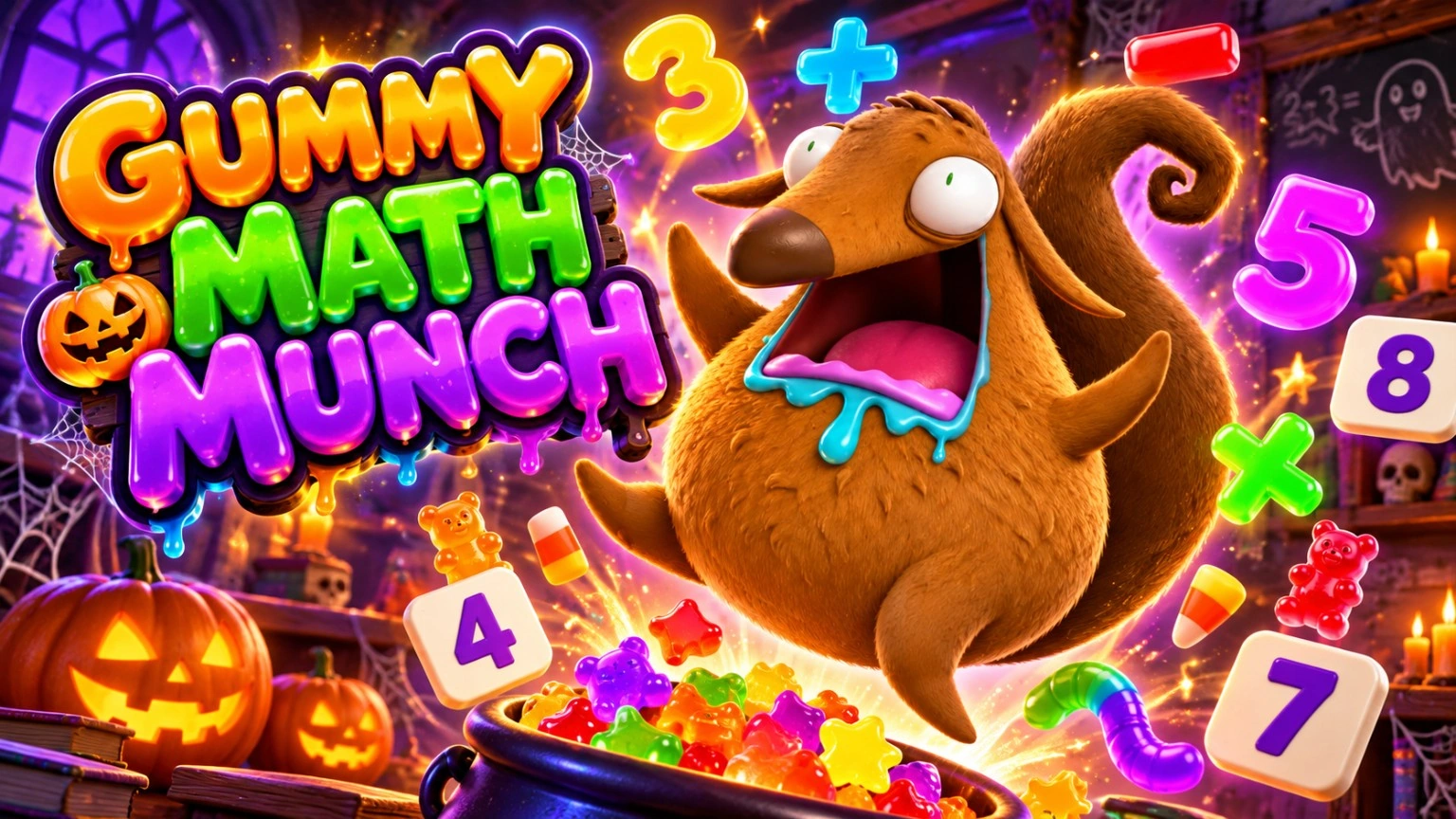 Gummy's Math Munch game artwork