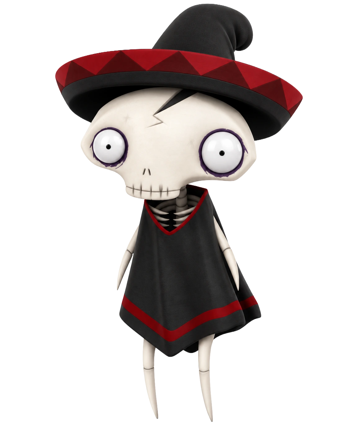 Felipe Femur, the friendly skeleton, welcomes readers