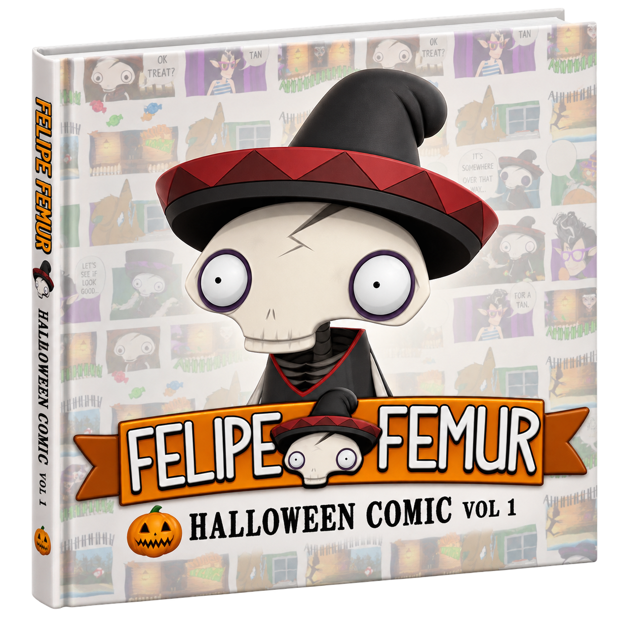 Felipe Femur Halloween Comic Vol. 1 3D book