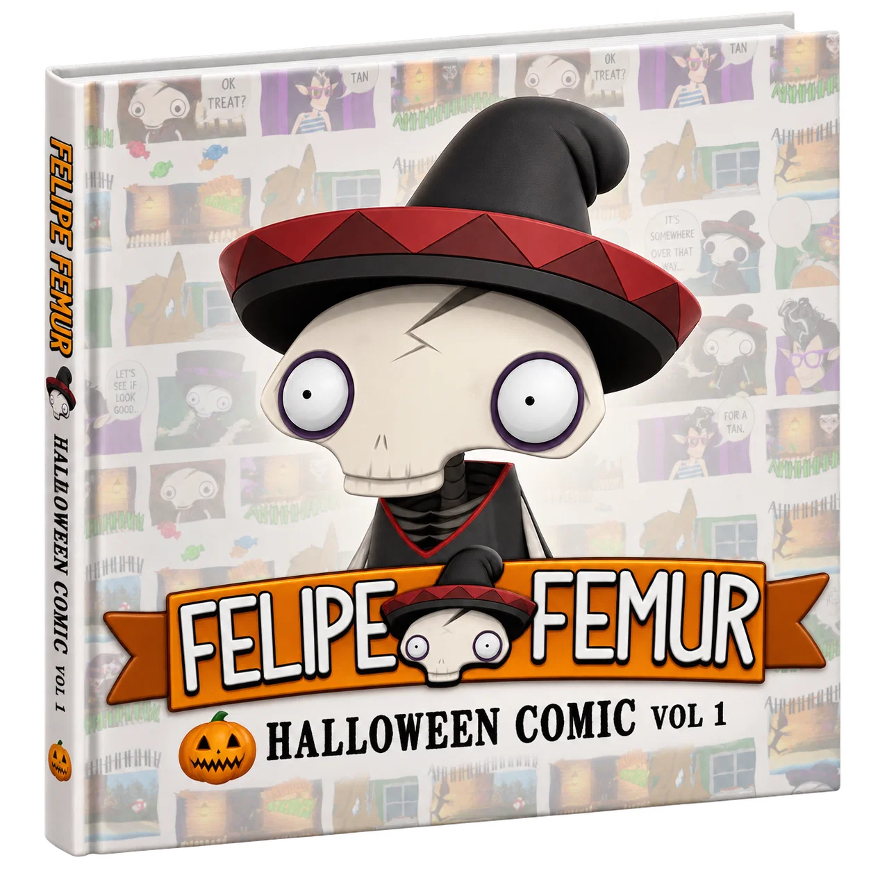 Felipe Femur Halloween Comic Vol. 1 3D book