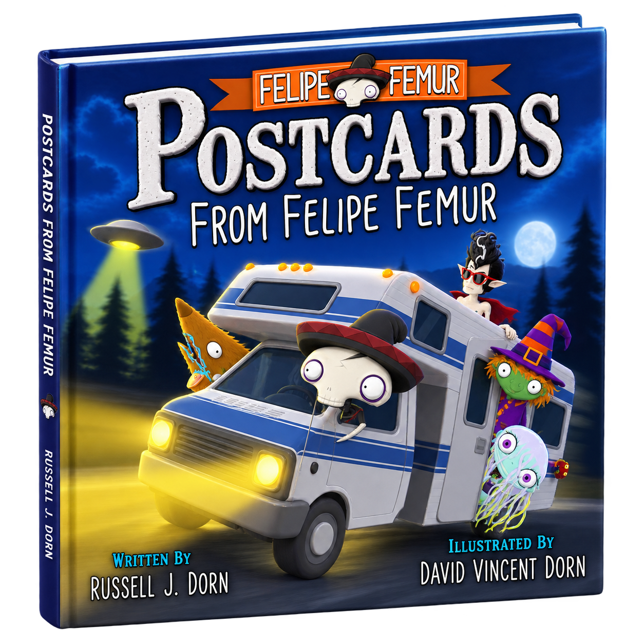 Postcards from Felipe Femur 3D book